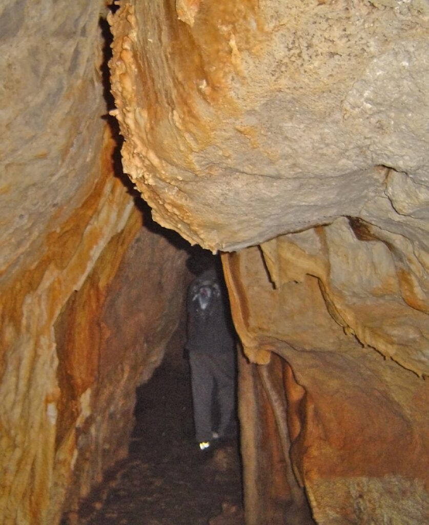 Passages in the cave